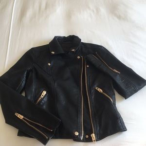 Faux Leather Jacket